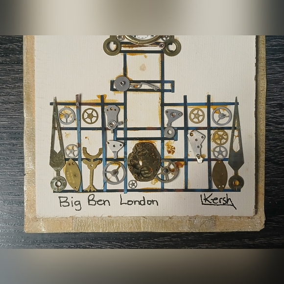 Vintage L. Kersh of London Horological Collage of Big Ben London - Picture 7 of 12